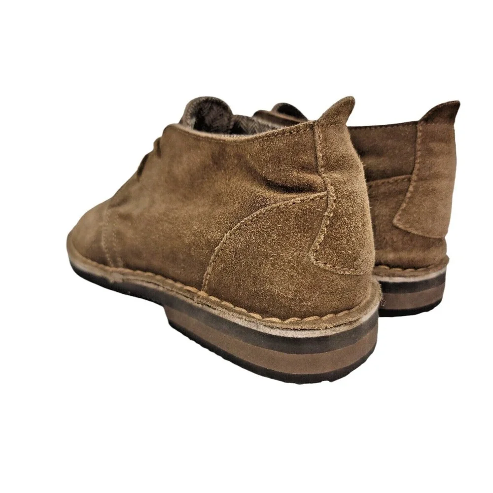 Gotcha Phoenix Men's Brown 90s Leather Chukka Boots Ankle Casual Shoes Size 10.5